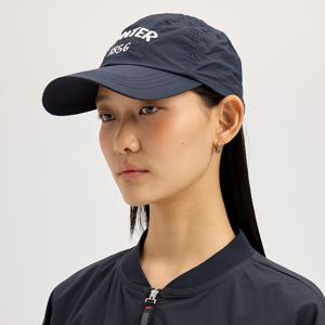 [UNISEX] 라이트웨이트 립스탑 로고 캡 - 다크네이비 HCW0001CHZDNV