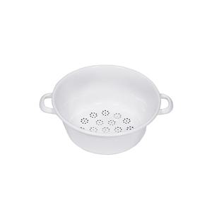 [5월한정]법랑 화이트 베지터블 콜랜더 26cm
