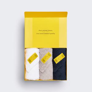 트루타월 페이스 타월 3P 기프트 SET / 일본 이마바리 명품 호텔수건