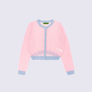 [최초가 199,000원]  컬러 배색 린넨 가디건 3 COLOR