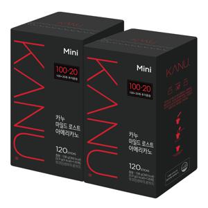 카누 미니 마일드 로스트 120T X2개