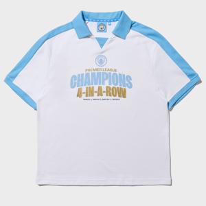 맨시티챔피온스로우피케셔츠M4CT244XWHT