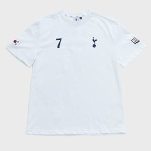 토트넘NO.7마킹공용반팔티화이트T4ST257XWHT