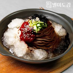 [별미도감] 메밀비빔막국수 5인분세트 (면1kg+비빔장5개)