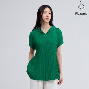 [최초가 158000원] 스트라이프 쉬폰 조각 카라 롱 티셔츠_EPTSM125026