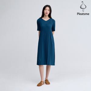 [최초가 98000원] 플레어 V넥 숏 슬리브 원피스_EPOPM325011