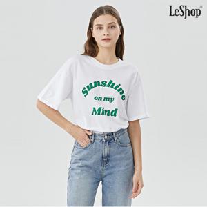 정상가:29,000원 | 선샤인 마인드 레터링 반팔 티셔츠 (DO1LW015A)