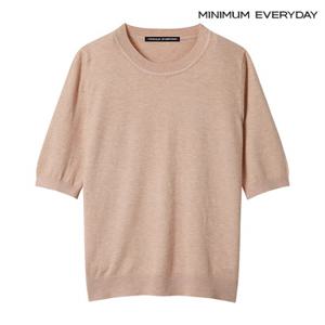 정상가:59,000원 ㅣ [미니멈 에브리데이]라운드 5부 니트 (EB1KT015D)