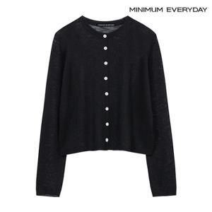 정상가:59,000원 ㅣ [미니멈 에브리데이]라운드넥 버튼업 가디건 (EB2CK008D)