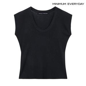정상가:49,000원 ㅣ [미니멈 에브리데이]유넥 무지 반팔 니트 (EB2KT021D)