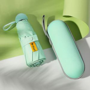 [홈앤시스] 올시즌 캡슐 UV차단 5단 양산겸 우산 민트