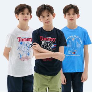 타미힐피거 펀 티셔츠 3종 택1 (T42E1KKO150BT1)
