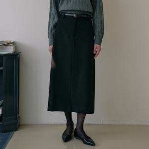 [중복등록] 슬릿 디테일 맥시 롱 스커트 [블랙]_LMBSK02F1BK