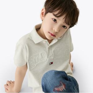 타미힐피거 바시티 그래픽 폴로셔츠 (T42F1KKT250BT1PMT)
