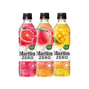 자연은 더말린 제로 4종 500ml 20펫 (배/복숭아/자몽/애플망고)