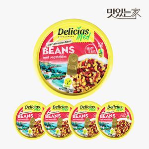 유러피안 지중해식 콩 샐러드 도시락 250gX5개 유럽 채소 야채 믹스