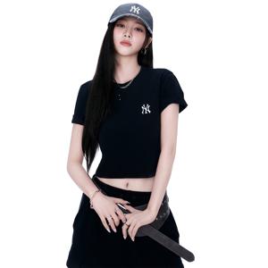 [공식] [카리나PICK]베이직 컴포터블핏 반팔 티셔츠 NY (Black)