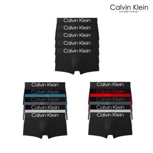 [하프클럽/캘빈클라인 언더웨어]CK 남성 볼드 로고 마이크로 드로즈 NP2716O 5PACK SET 3종 택