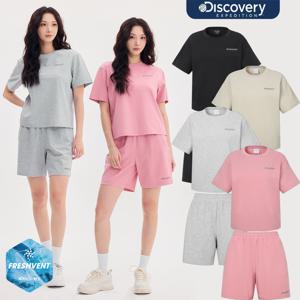 디스커버리 25년 여름신상 프레시벤트 여성 트레이닝셋트 DWTR66053,DWTB66053