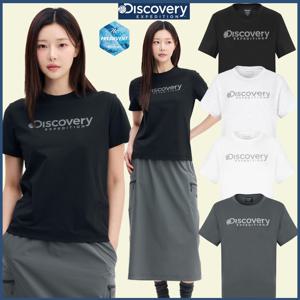 디스커버리 25S/S 여름 신상 레귤러핏 여성 로건 반팔티셔츠 DWRS72053