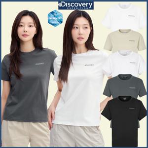 디스커버리 25S/S 여름 신상 레귤러핏 여성 덴버 반팔티셔츠 DWRS74053