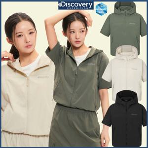 디스커버리 25S/S 여름 신상 오버핏 여성 폴튼 반팔 트레이닝 자켓 DWTR9A053