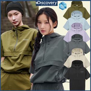 디스커버리 25S/S 여름 신상 여성 폴튼 트레이닝 반팔 아노락자켓 DWTR92053
