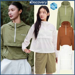 디스커버리 25S/S 여름 신상 오버핏 여성 아노락 크롭 바람막이 DWWJ91053