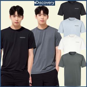 디스커버리 25S/S 여름 신상 레귤러핏 남성 절개 기능성 반팔티셔츠 DMRS6A053