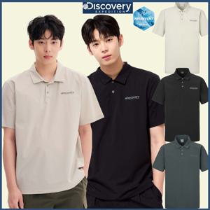 디스커버리 25S/S 여름 신상 레귤러핏 프레시벤트 남성 우븐 카라티 DMTS77053