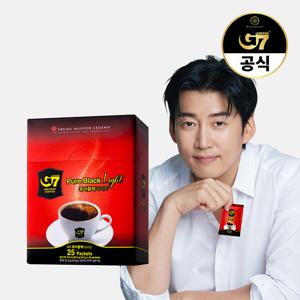 G7 퓨어블랙 라이트 0.9g X 25개입 / 베트남 블랙 다크 아메리카노