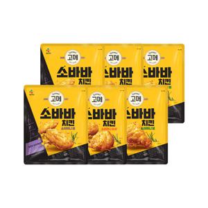 고메 소바바 소이허니 치킨 순살 375gx2+윙 300gx2+봉 300gx2 총 6봉