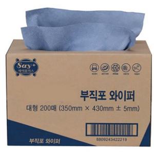 부직포 와이퍼 KJW-1200 1겹 350x430mm 200매 나비PB