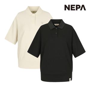 여성 그린마인드 반팔 폴로 티셔츠 (루즈핏) 7J45260