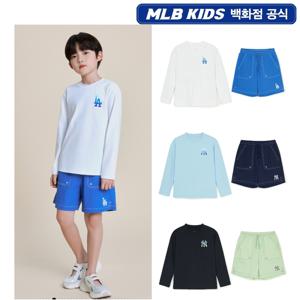 [MLB키즈] 베이직 티셔츠형 래쉬가드 세트 7ASWB2253