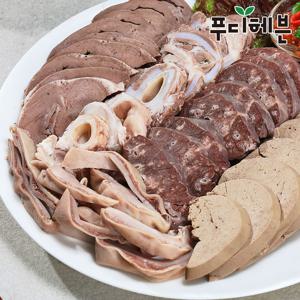 국내산 돼지 내장 모둠(간 허파 울대 염통 오소리감투)2kg