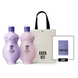 로즈 바디로션&바디워시 솝 세트(+고리형 수건,에코백)