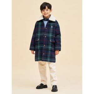 [40%OFF]클래식 체크코트 - 그린
