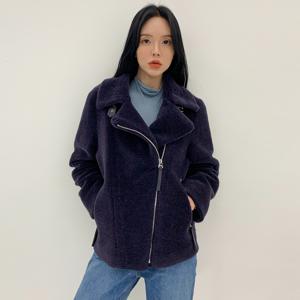 [최초가 265,000원] 호주 양모 램스킨 라이더 자켓_KSJK230808