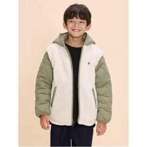 [30%OFF]리버서블 보아 패딩 점퍼 - 아이보리