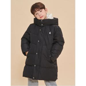 [30%OFF]베이직 덕다운 롱패딩 - 블랙