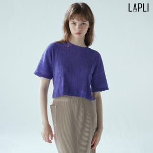 [최초가 89000원] 백 타이 플리츠 티셔츠_LPTSM323021