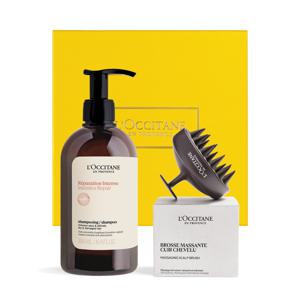 [롯데백화점](기프트)(손상모발케어) 인텐시브 리페어 샴푸 500ml 세트 (+두피 브러쉬)