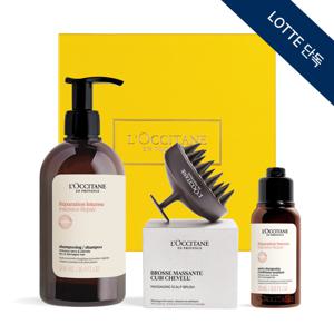 [롯데백화점](기프트)(단독) 인텐시브 리페어 샴푸 500ml 세트 (+두피 브러쉬+디럭스)
