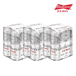 공식판매처 버드와이저 제로 500ml X 12캔 논알콜 무알콜맥주맛