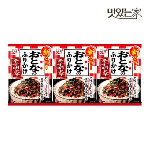맛있는家  오토나노 후리가께 카라시멘타이코(매운명란맛) x 3개
