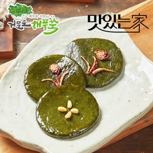 맛있는家 거문도 해풍쑥 생쑥개떡 총7봉 70개