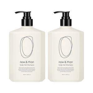 [2개 세트] 나우앤댄 약산성 두피 탈모 스칼프 헤어샴푸 500ml2개