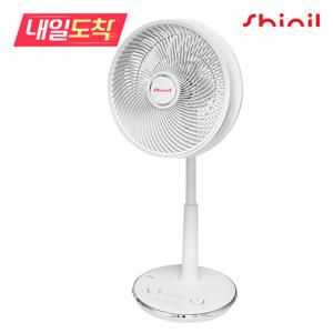 [내일도착] SHINIL 써큘레이터형 선풍기 SIF-D14BWS 가정용 스탠드 선풍기 7엽 날개