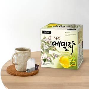 쌍계명차 구수한 메밀차 40티백 2+1